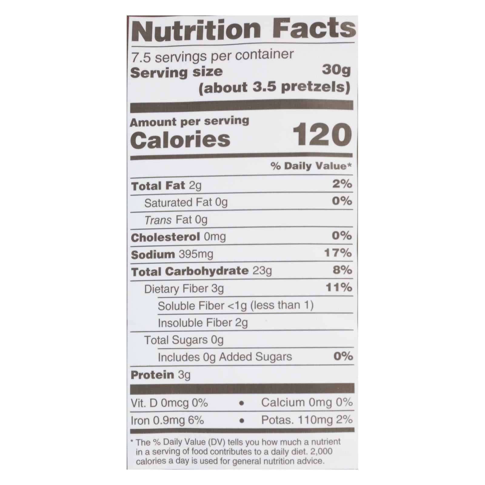 Sprouted Grain Pretzels - 12 Pack (8 oz Each)