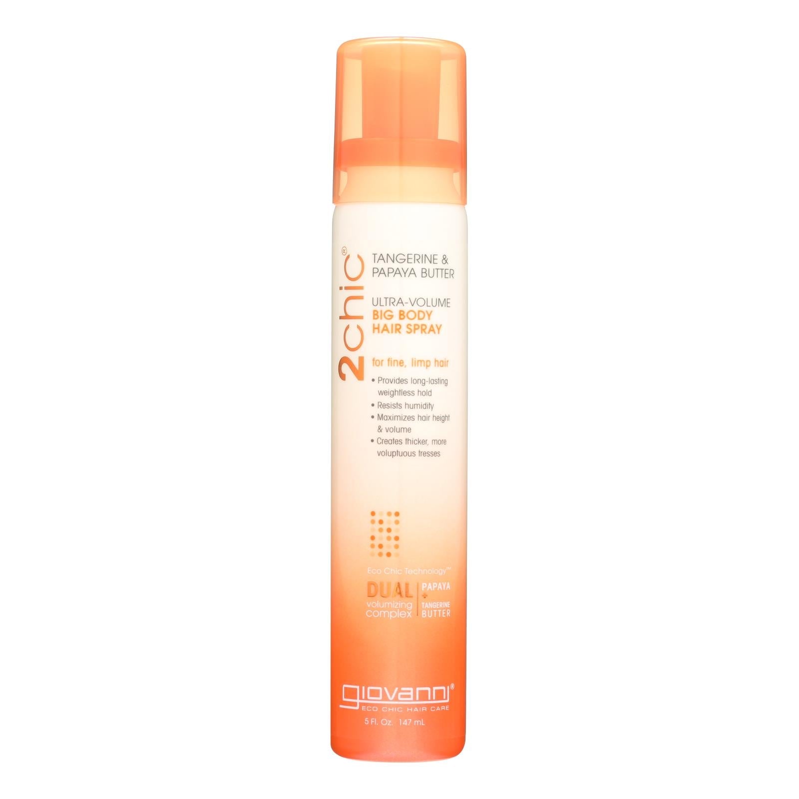 Giovanni 2chic Ultra-Volume Hair Spray, 5 Fl Oz