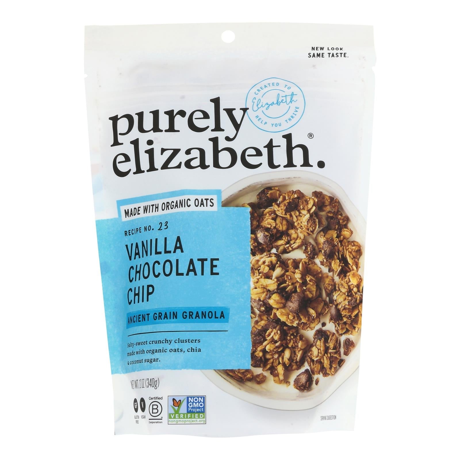 Purely Elizabeth Vanilla Choc Granola - 6 Pack, 12 Oz Each