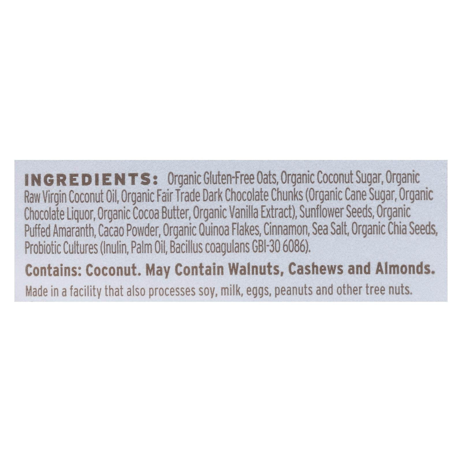 Probiotic Chocolate Sea Salt Granola - 6 Pack (8 oz each)