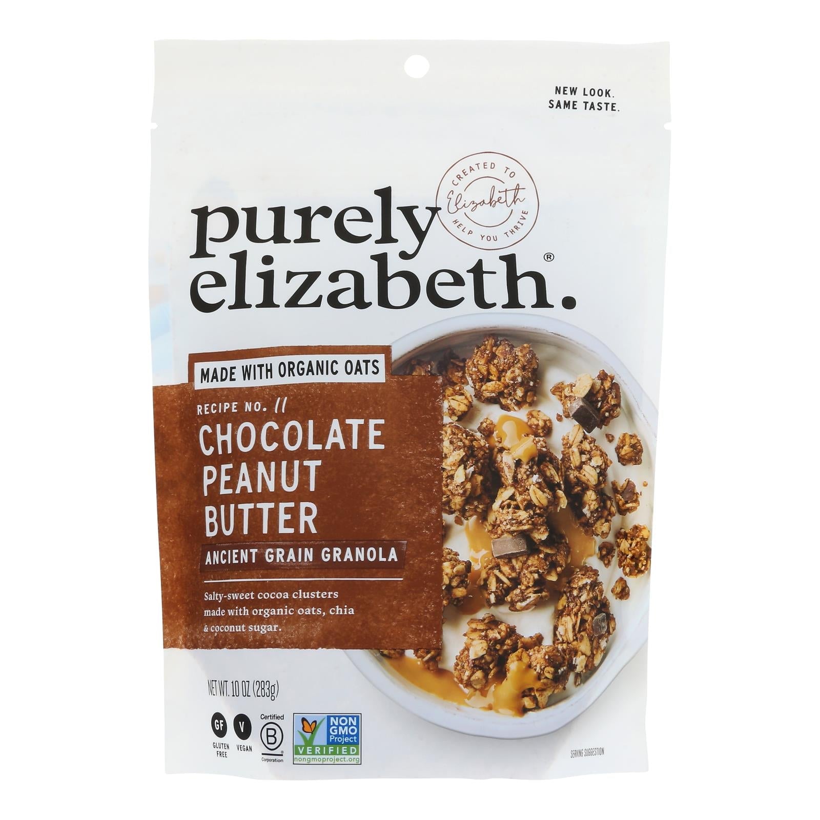 Purely Elizabeth Choc Sea Salt & PB Granola - 6 Pack