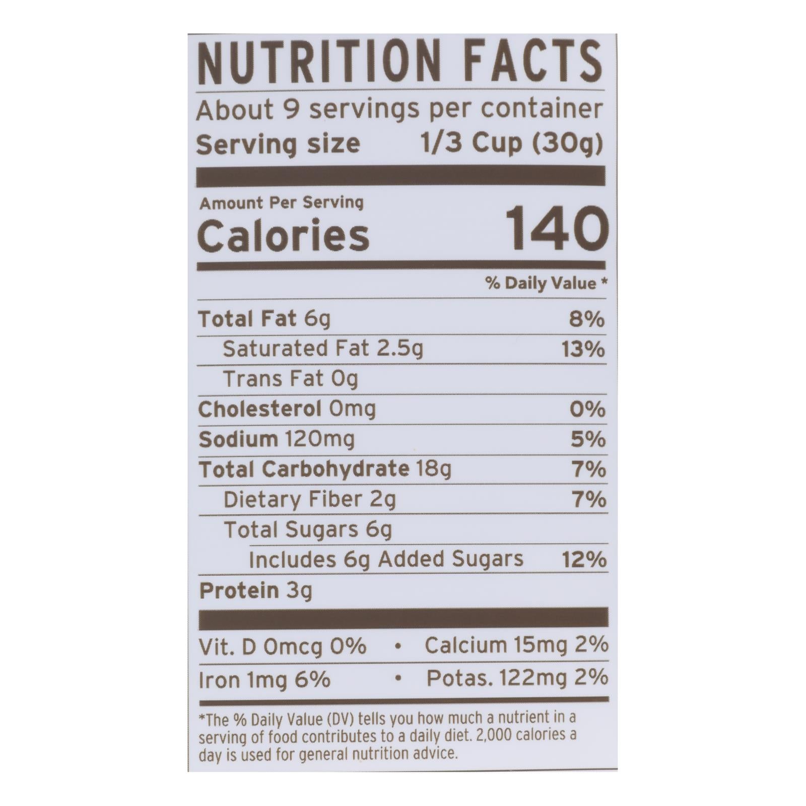 Purely Elizabeth Choc Sea Salt & PB Granola - 6 Pack