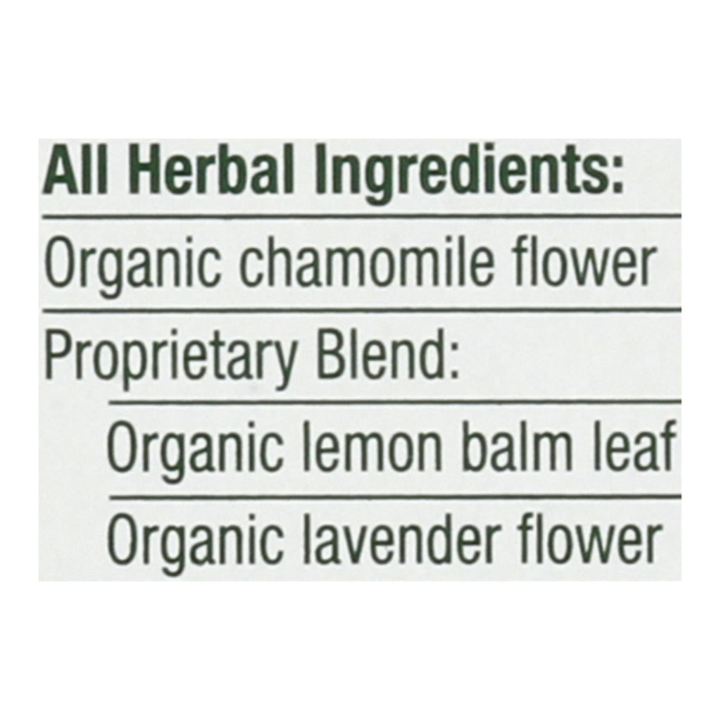 Organic Chamomile Lavender Tea, Caffeine-Free, 6 Boxes, 16 Bags