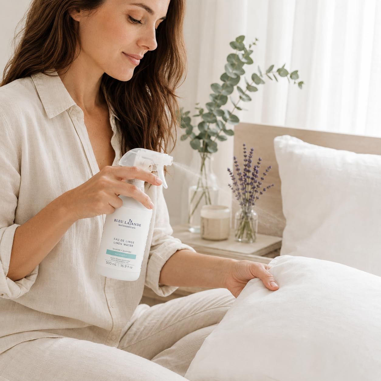 Bleu Lavande Lavender Eucalyptus Linen Water Fabric Refresher 16.9 fl oz
