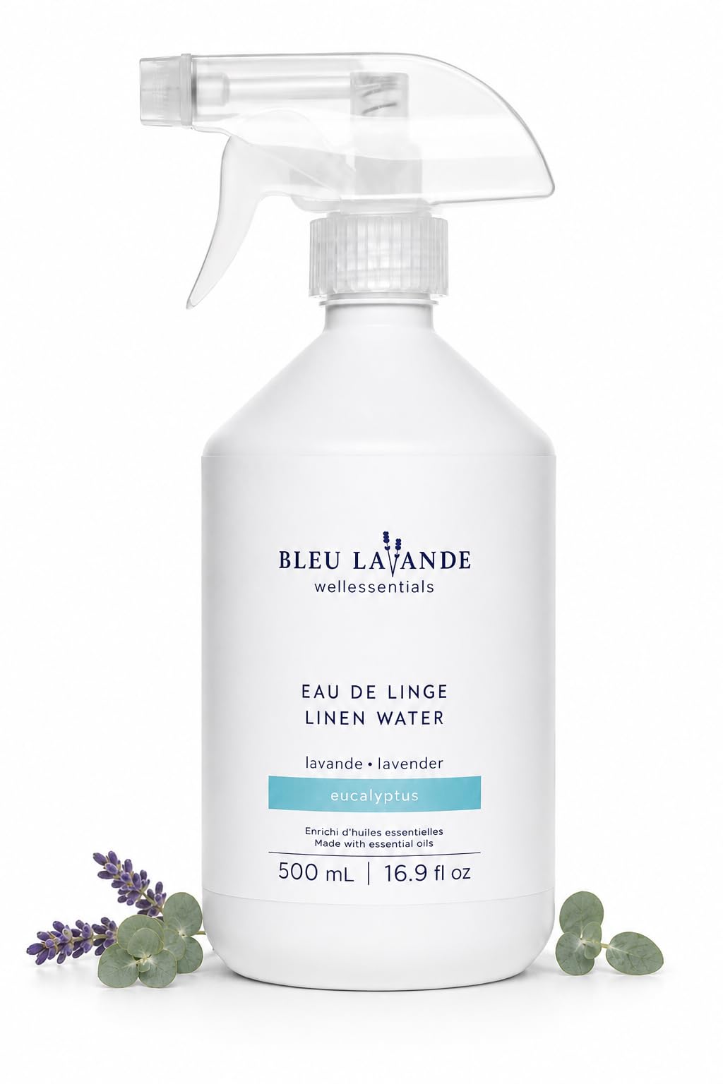 Bleu Lavande Lavender Eucalyptus Linen Water Fabric Refresher 16.9 fl oz