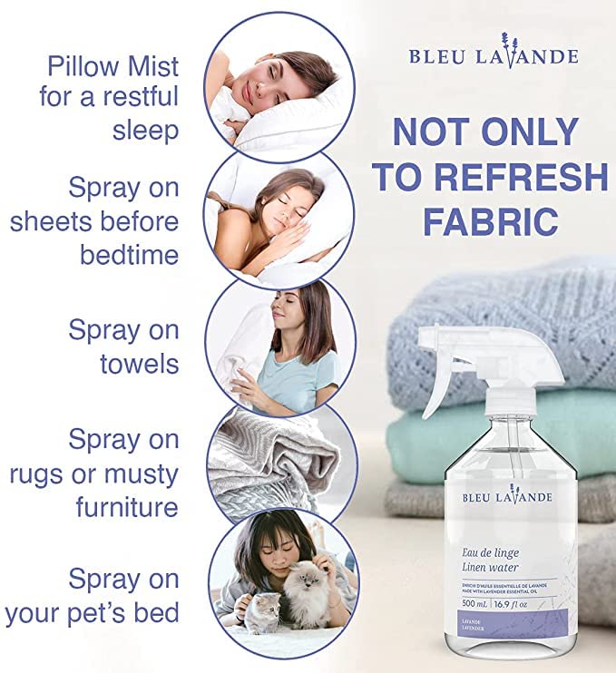 Bleu Lavande Lavender linen water 16.9 fl oz