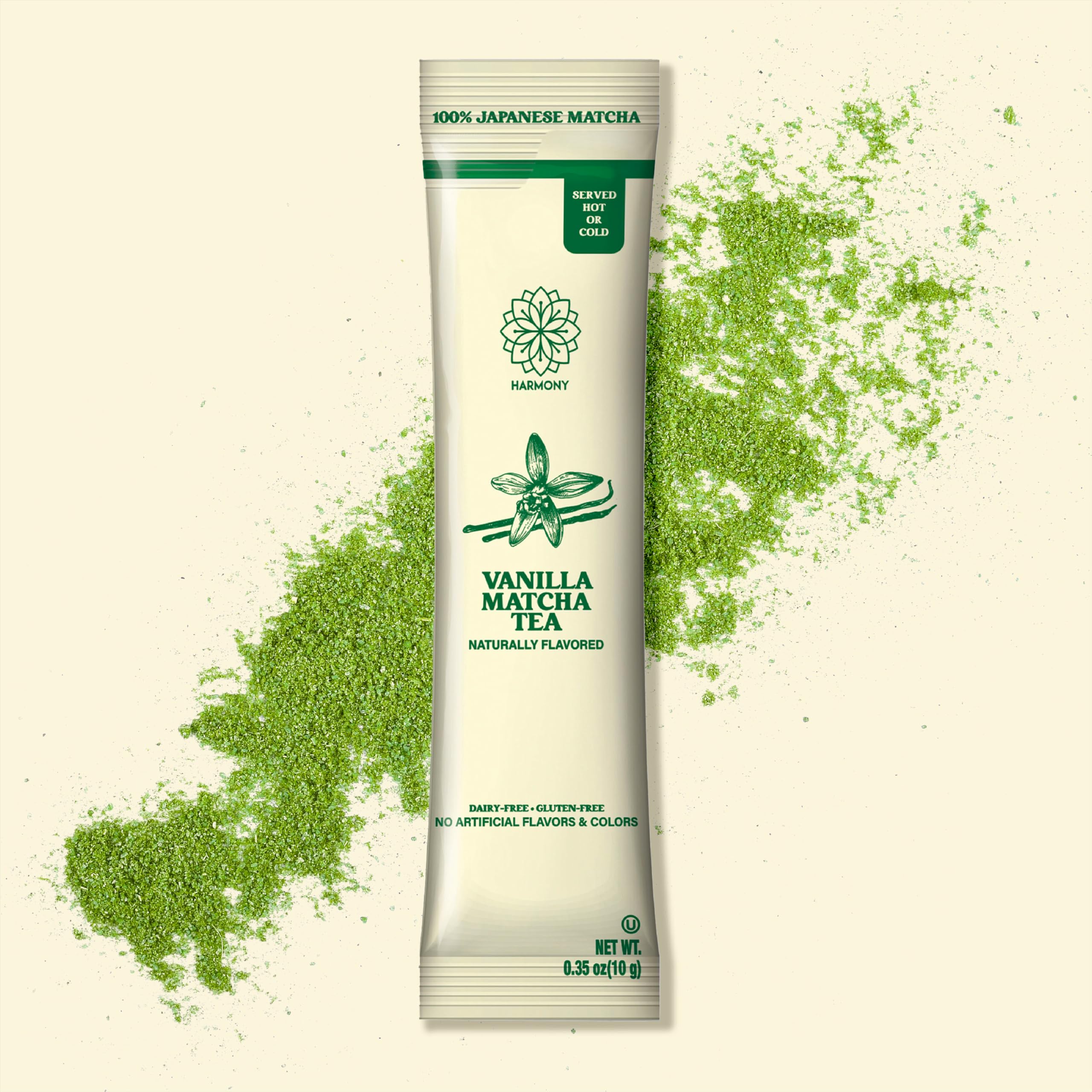 Harmony Premium Japanese Matcha Tea Powder Sticks