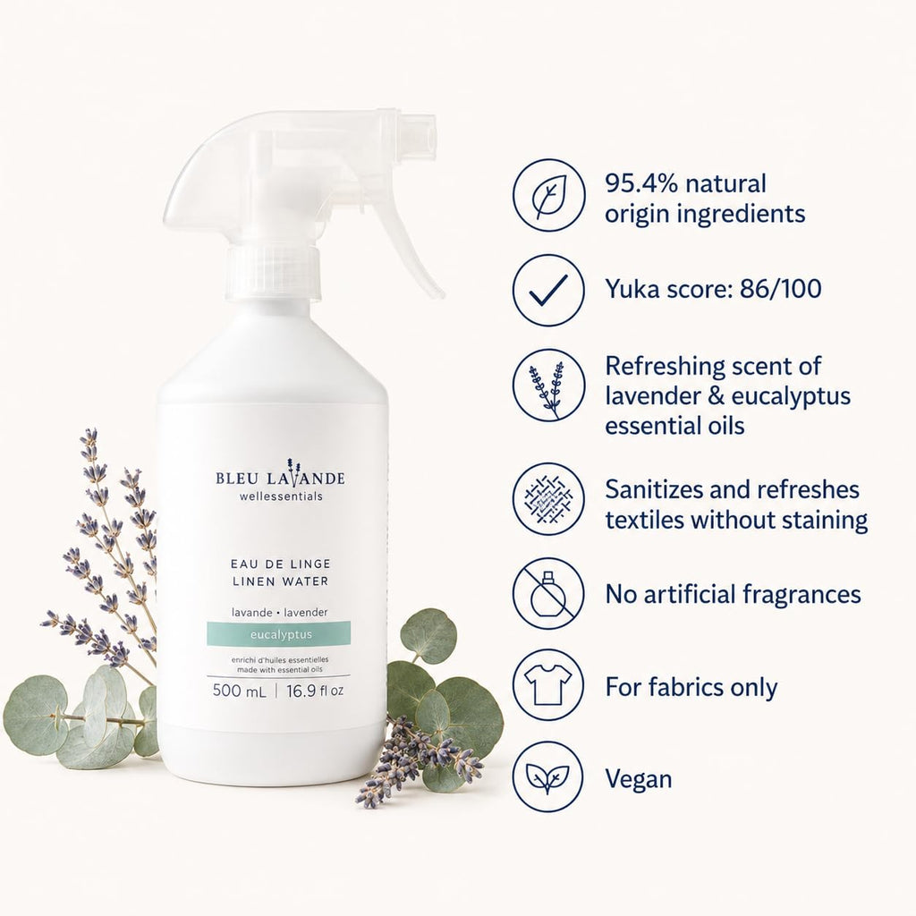 Bleu Lavande Lavender Eucalyptus Linen Water Fabric Refresher 16.9 fl oz