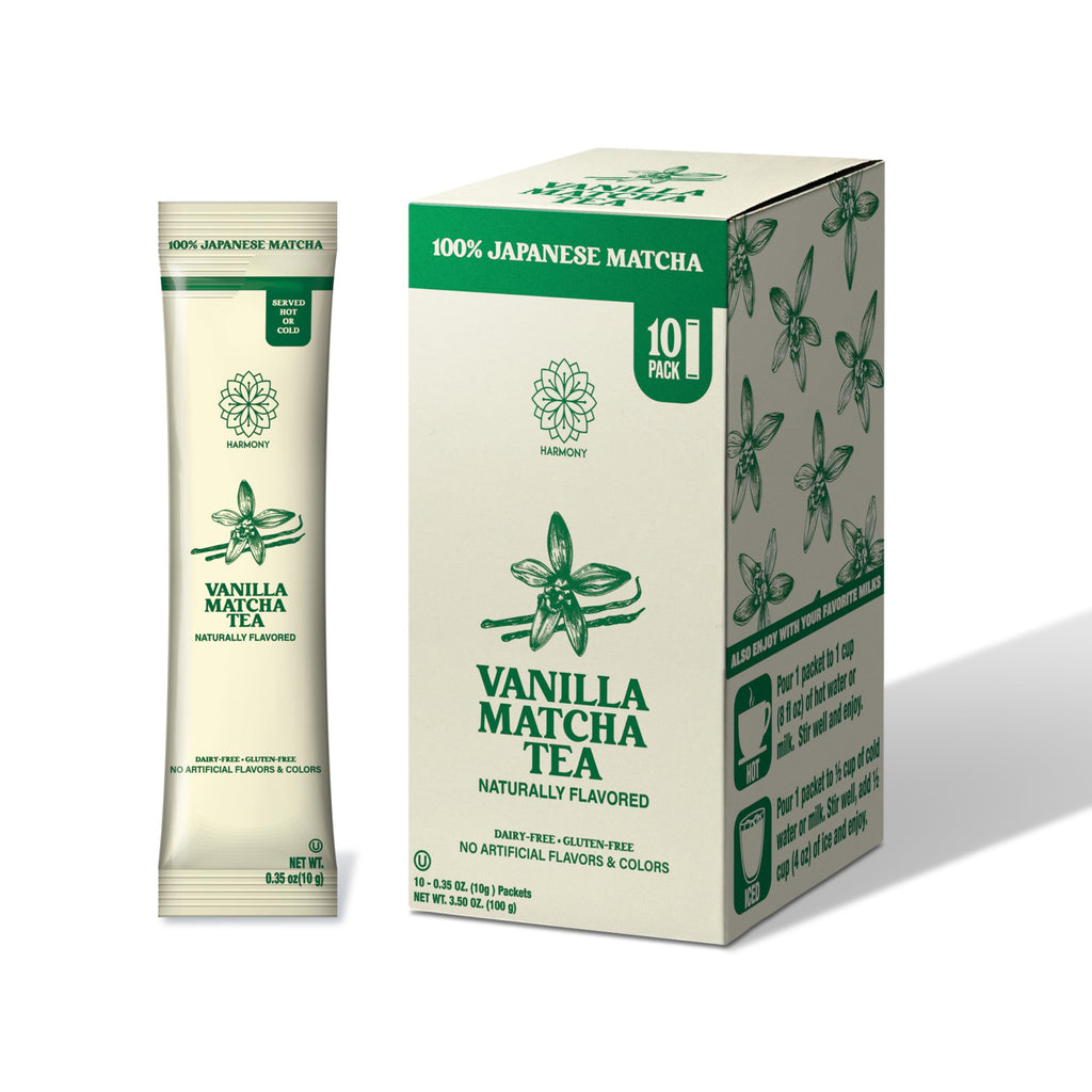 Harmony Premium Japanese Matcha Tea Powder Sticks