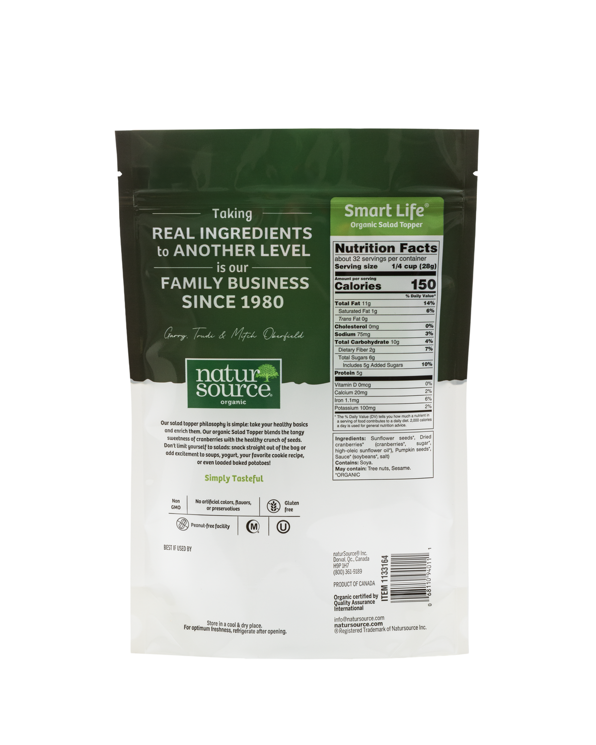 naturSource Organic Salad Topper Smart Life 32 oz (2 lb)
