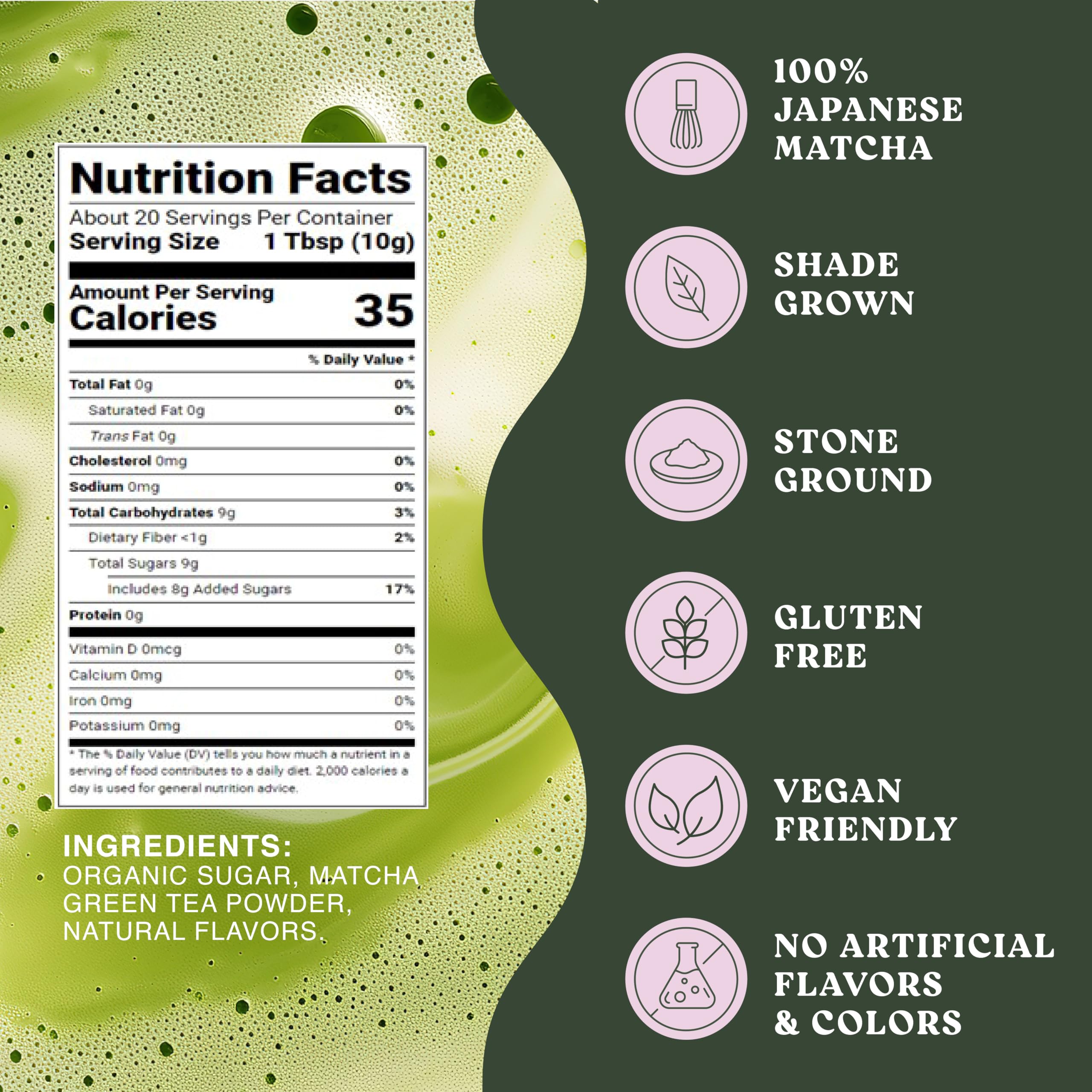 Harmony Premium Japanese Matcha Tea Powder Sticks