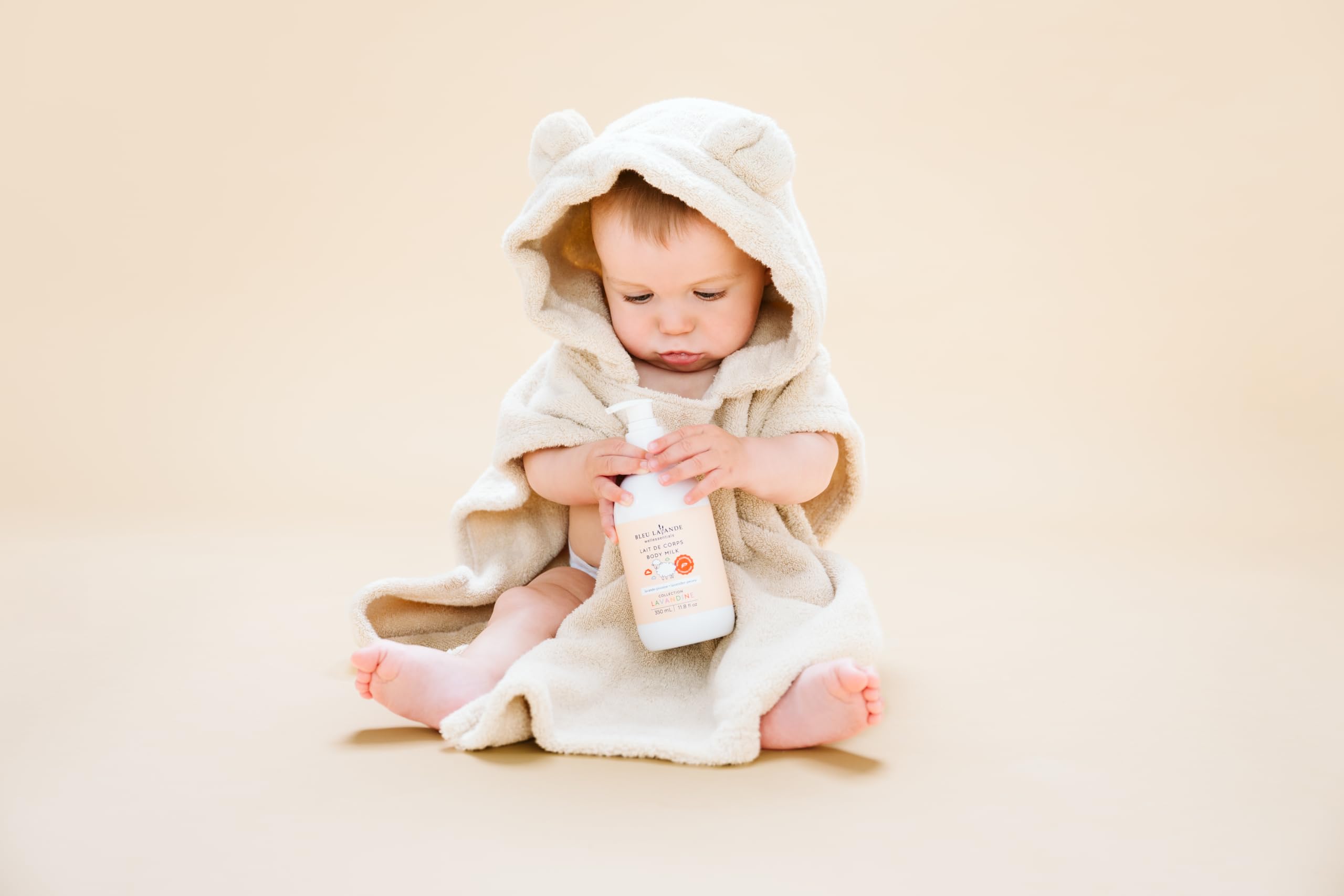 Bleu Lavande Baby Body Milk Lotion Lavender-Peony Sensitive Skin 11.8 fl oz