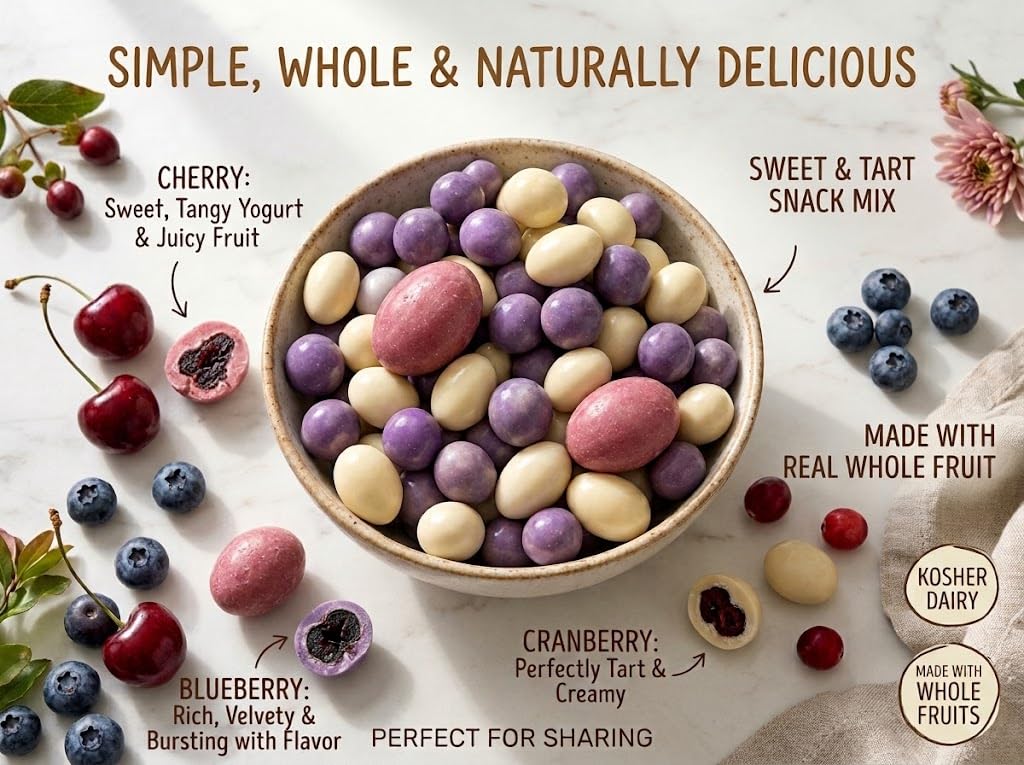 Jelina Chocolatier Berrylicious Bliss Yogurt Covered Berries, 21.16 oz