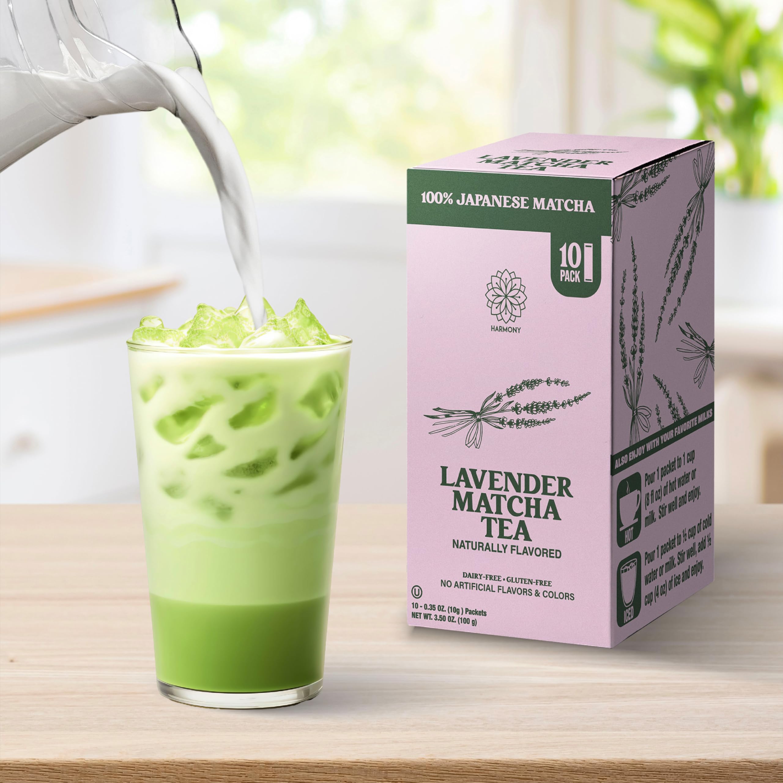 Harmony Premium Japanese Matcha Tea Powder Sticks