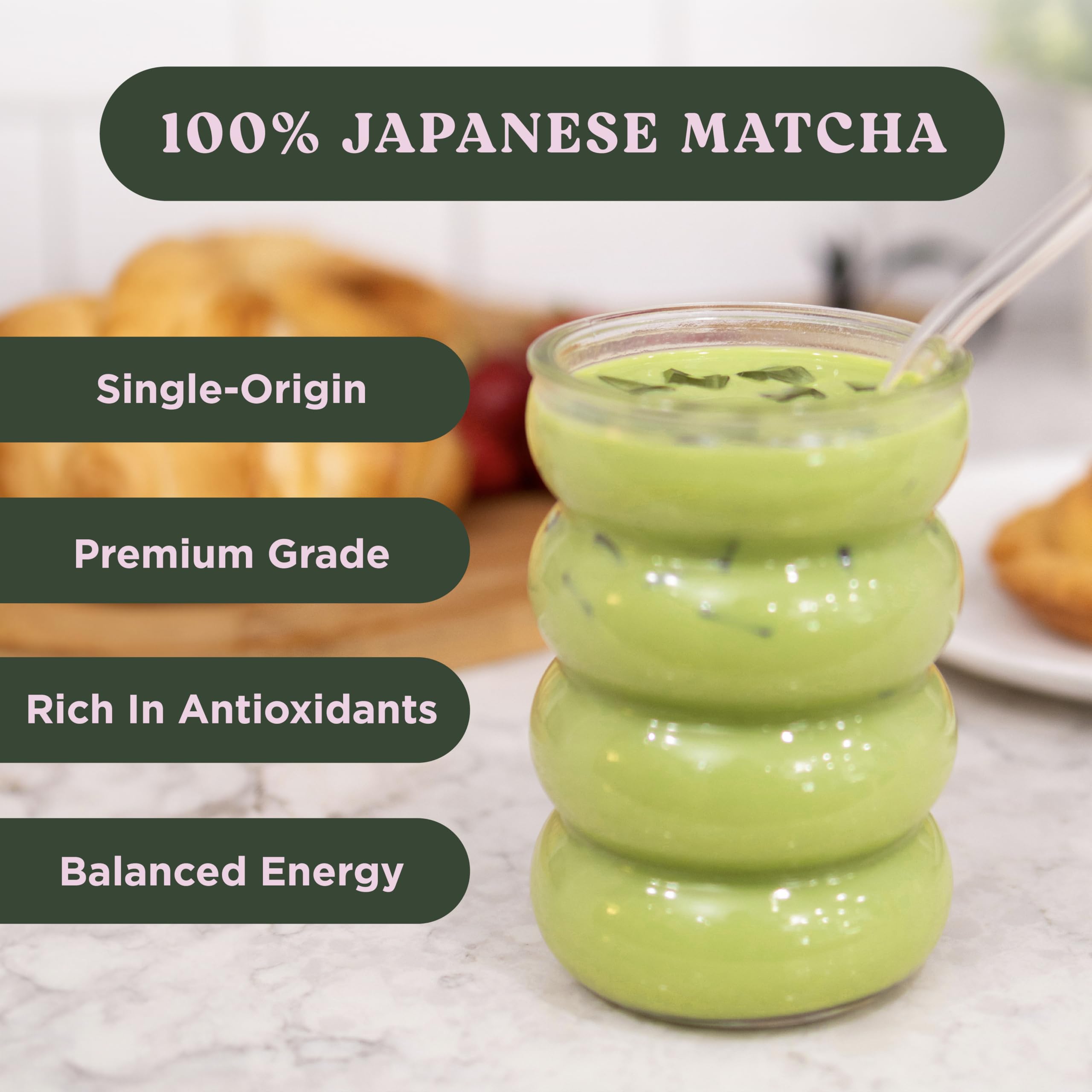 Harmony Premium Japanese Matcha Tea Powder Sticks