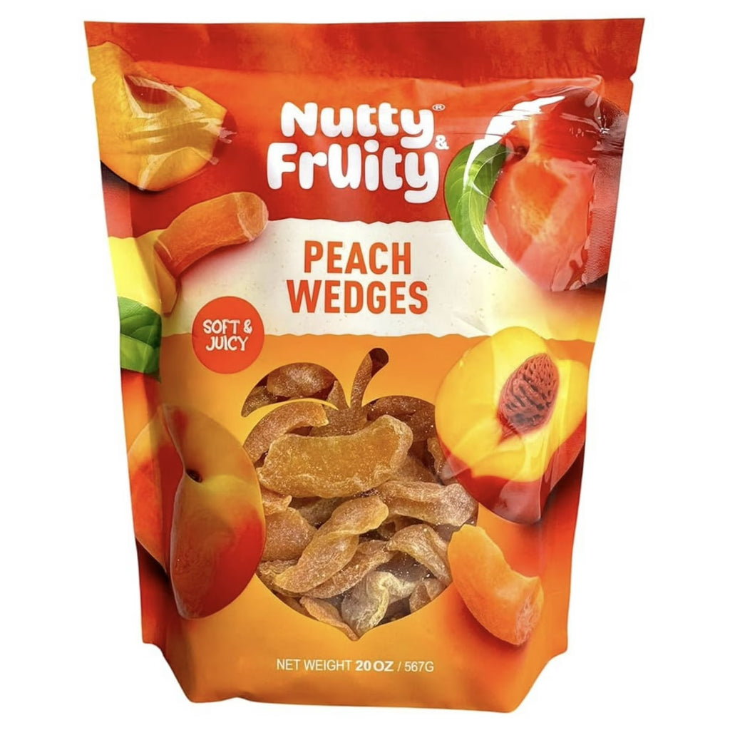 Nutty & Fruity Nutty & Fruity Dried Peach Wedges, 20 oz