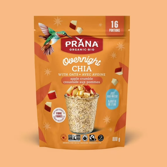 Prana Organic Overnight Oat & Chia Apple Crumble